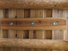 Osvětlení LED masiv - lustr dřevěný - 8