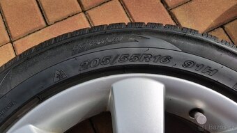 Zimní sada Škoda Octavia 1, VW Golf4 Bora 5x100 R16 4x7,5mm - 8