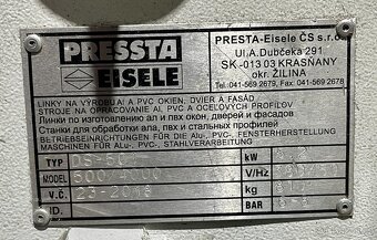 Dvoukotoučová pila pressta eisele DS 501 - 8