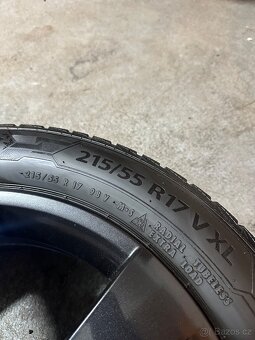 ALU Kola ŠKODA 5x112 R17 TRITON Zimní Pneu 215/55/17 - 8