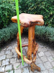 epoxidový nábytek s minerály, toaletní stolek, stojací lampa - 8