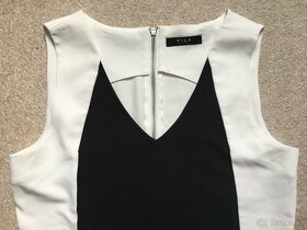 Vila černo-bílé šaty, vel. S - 8