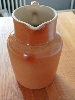 VINTAGE KAMENINOVÝ DŽBÁN GRÉS & POTIERS DIGOIN FRANCIE - 8