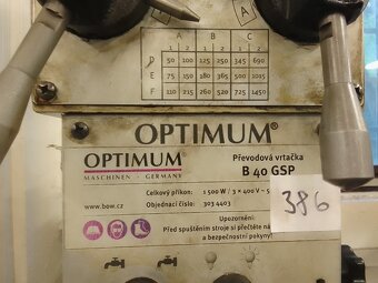 Vrtačka OPTIMUM B40GSP - 8