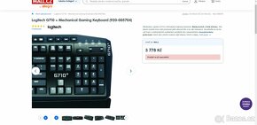 Logitech G710+ Mechanical Gaming Keyboard, CZ - 8