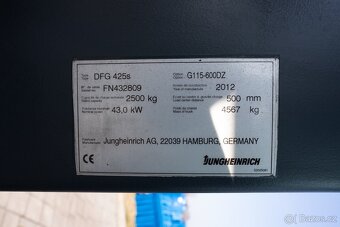 Vysokozdvižný vozík Jungheinrich DFG 425s (VV0045) - 8