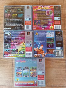 Herní konzole Play Station 1 + 5x originál hra - 8