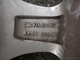3X ALU DISKY 14" 4X100 ET35 NA ŠKODA FABIA II - 8