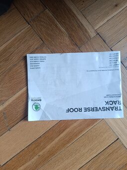 Škoda Příčný střešní nosič DACHQUERTRAGER - 8