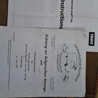 NOSIČ NA MOTORKU THULE NA 160KG, ZA KARAVAN - 8