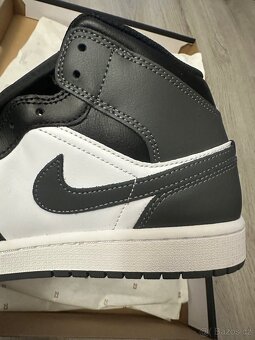 Nike AIR Jordan 1 mid black/iron grey/white vel. 42,5 - 8