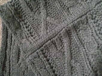 Nová unisex pletená zimní kruhová šála Alpine Pro - šedá - 8