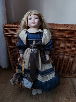 Porcelánová panenka 56 cm. - 8