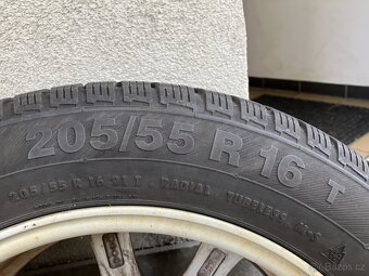Sada alu kola 6,5Jx16, ET45, 5x114,3 + zimní pneu 205/55/R16 - 8