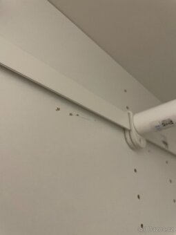 Patrová postel se stolem a skříní IKEA - 8