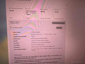 Notebook HP EliteBook 8740w, Core i7, 16GB ram, 256 GB SSD - 8