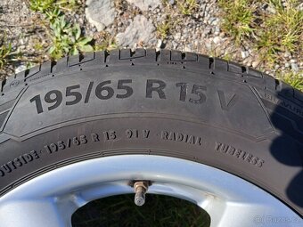 Alu 5x100 r15 + letní pneu Barum - 8