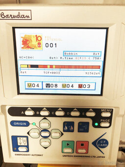 BARUDAN průmyslový vyšívací stroj, BEVT-Z1501CBII, 1 hlava, - 8