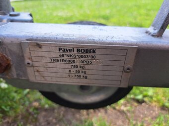 Přívěsný vozík s plachtou, za osobní automobil - 8