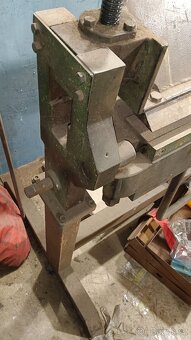 Ruční ohýbačka plechu 116 cm + stolové nůžky – poctivá ČSSR - 8