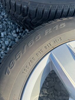 Alu zimní sada kol original VW, 5x112, 195/65 R15 - 8