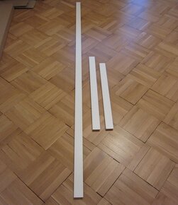 Soklové podlahové lišty 4 m a úchytky clip G (35 ks) - 8