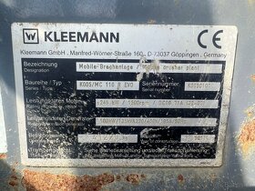 Celustovy drvic Drticka Kleemann MC110 R - 8