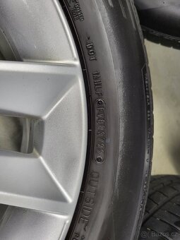 Originál 17" Borbet Škoda VW 5x112 letní pneu 5-5,5mm - 8