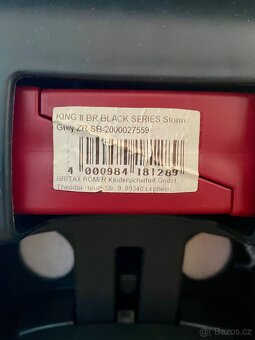 Dětská autosedačka Britax Römer King II 9-18 kg Black Storm - 8