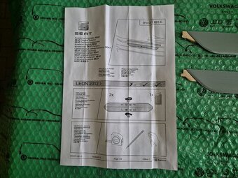 přední dekorativní a ochranné prahové lišty z nerez oceli Se - 8