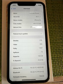 iPhone XR 128gb žlutý - 8