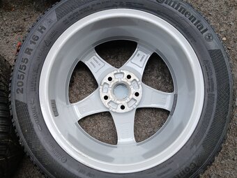 Prodám sadu ALU kol Borbet 205/55R16 zimní - 8