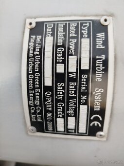 Větrná elektrárna generátor turbína- Nová cena - 8