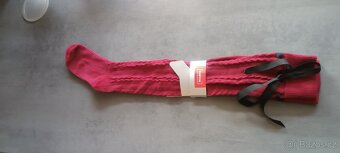 Valentýnské dámské nadkolenky-nové, vel. 37-41 - 8