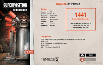 Grafická karta, XFX AMD Radeon™ RX 580 GTS XXX Edition 8GB - 8