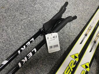 NOVÝ SET- BĚŽKY FISCHER 202 cm, HOLE LEKI , BOTY vel.40 - 8