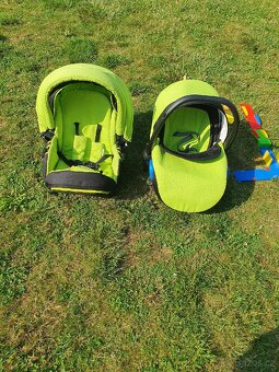 Kočárek Baby merc faster 2, 3 v 1 zelený - 8