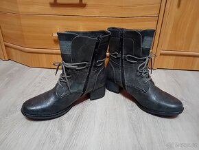 DÁMSKÉ KOTNÍČKOVÉ ZIMNÍ BOTKY - vel.42 /zn.MUSTANG - 8