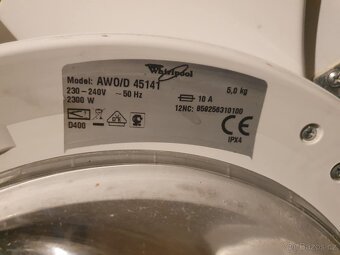 PRACKA WHIRLPOOL,BOCNI PLNENI,5KG,DISPLEJ,1200 OT.,TRIDA A+ - 8