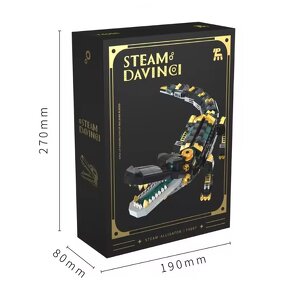 Stavebnice Steam Alligator kompatibilní s Lego - 8