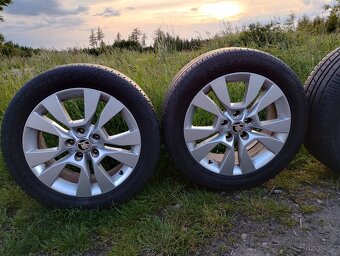 Originál ALU kola Škoda Yeti R17+ letní pneu - 8