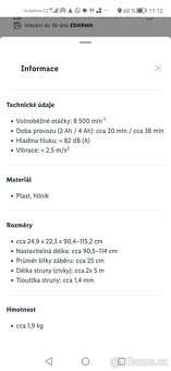 Aku strunová sekačka PRTA parside - 8