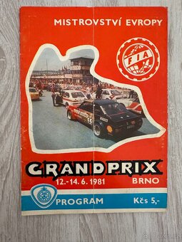 Programy GP ČSSR Brno a Most - 12 ks - 8