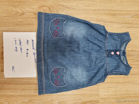 dívčí šaty vel 74-80 / 6-12M - 8