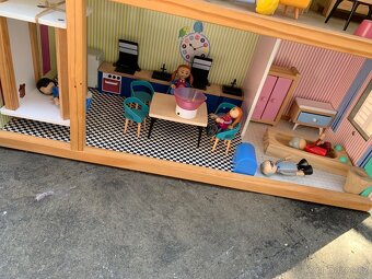 Domečky pro dřevěné panenky s příslušenstvím, pro Barbie - 8