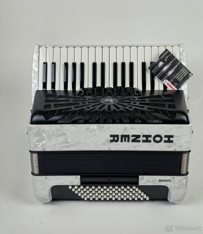 Nový akordeón Hohner Bravo 72bas, 3 hlas + záruka - 8
