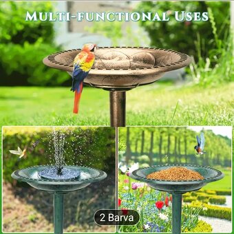 Vodní miska, ptáčník, krmítko pro ptáky - 8