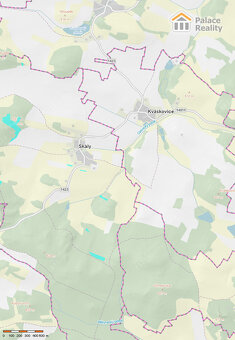 Prodej lesa 40.909 m2, obec Skály, okr. Strakonice - 8