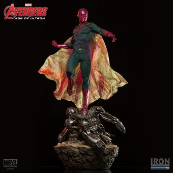 AVENGERS AGE OF ULTRON VISION 1:6 SCALE DIORAMA STATUE FROM - 8
