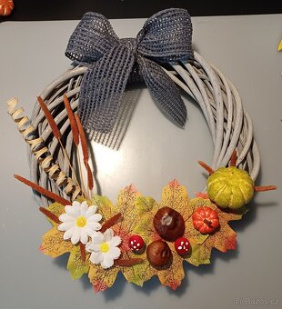 Dušičkové či podzimní věnce - 8